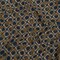 1 Yard Beige Navy Flocked Paisley Twisted Squares Printed Viscose Woven Fabric Width 57 Inches